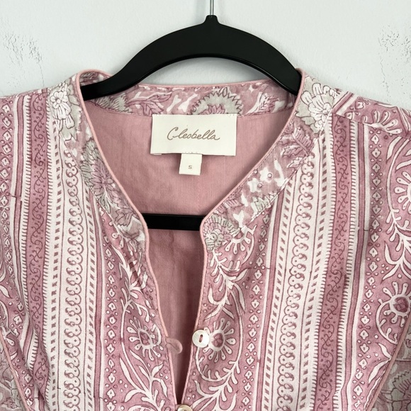 Cleobella Size S • Pink Boho India Peasant Cottagecore Blouse Top. - Picture 2 of 4